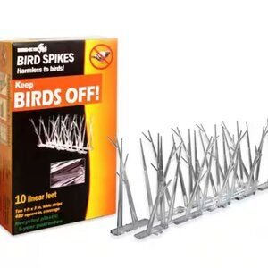 Bird-X 10 ft. Original Plastic Bird Spikes Bird Control Kit